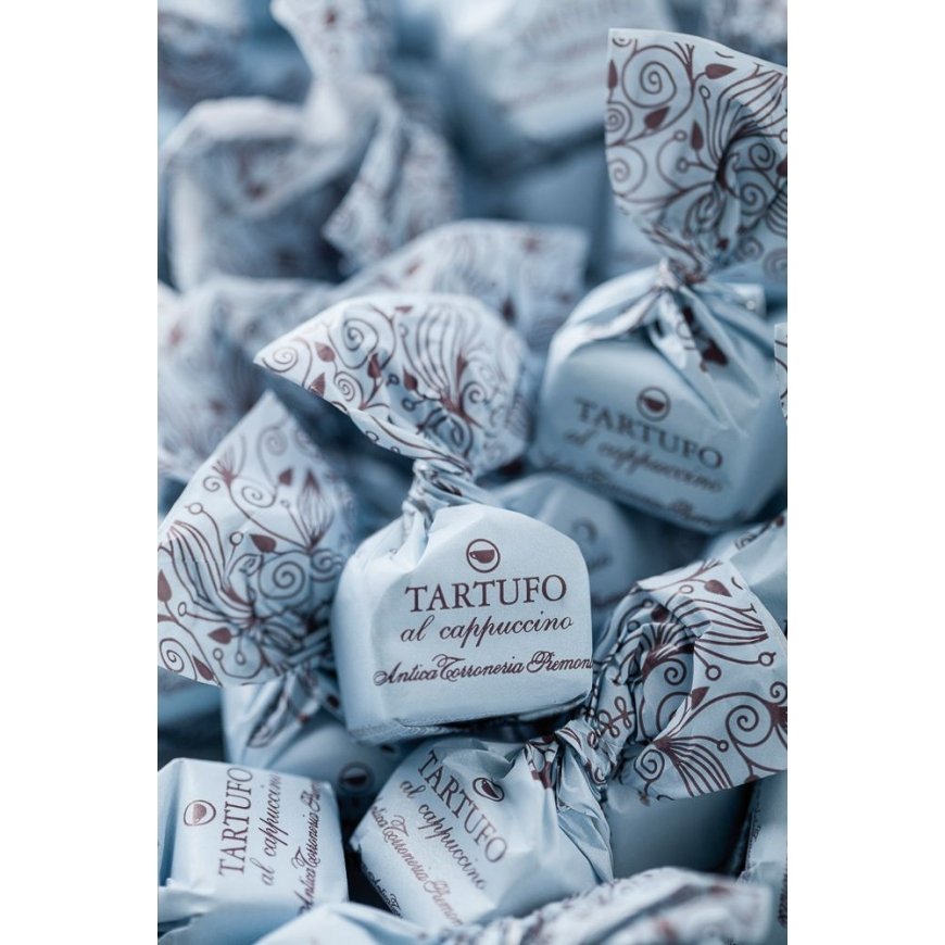 Antica Torroneria Piemontese Коробка шоколадных трюфелей TARTUFI CAPPUCCINO COLORE 125 г – 2