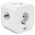 Spacetronik Maitinimo juostos kubas 5xAC SPS-C01W Spacetronik Maitinimo juostos kubas 5xAC SPS-C01W