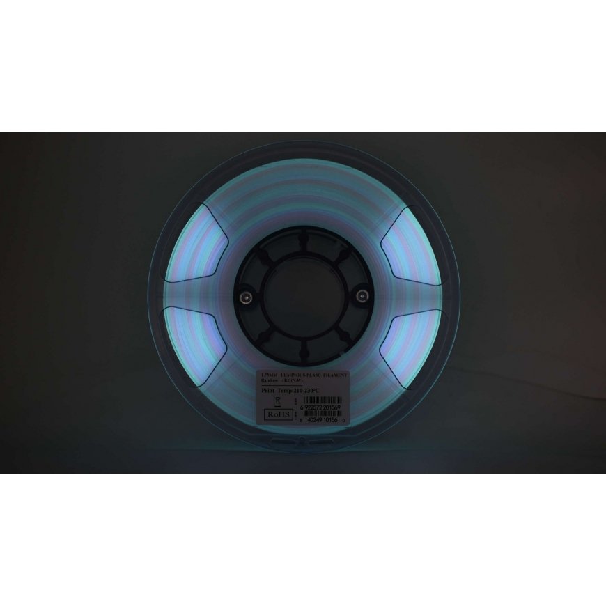 eSun PLA Luminous GLOW IN THE DARK 1kg 1.75mm - Vihreä – 2