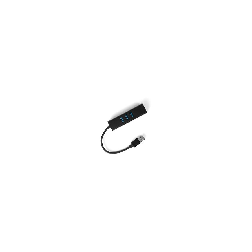 Spacetronik Multiport USB 3 USB + RJ45 SPU-M07 musta