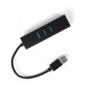 Spacetronik Multiport USB 3 USB + RJ45 SPU-M07 musta Spacetronik Multiport USB 3 USB + RJ45 SPU-M07 musta