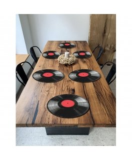 Bertoni 6D apvalaus stalo kilimėlių rinkinys - VINYL