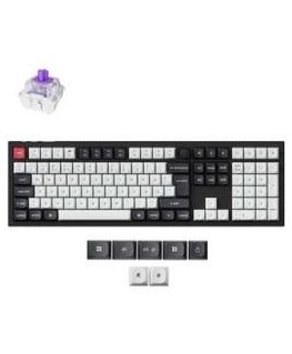 Keychron Q5 HE 96% Nuppi Langaton Kolmoistila QMK Gateron 2.0 Magneettikytkin Kuori Valkoinen