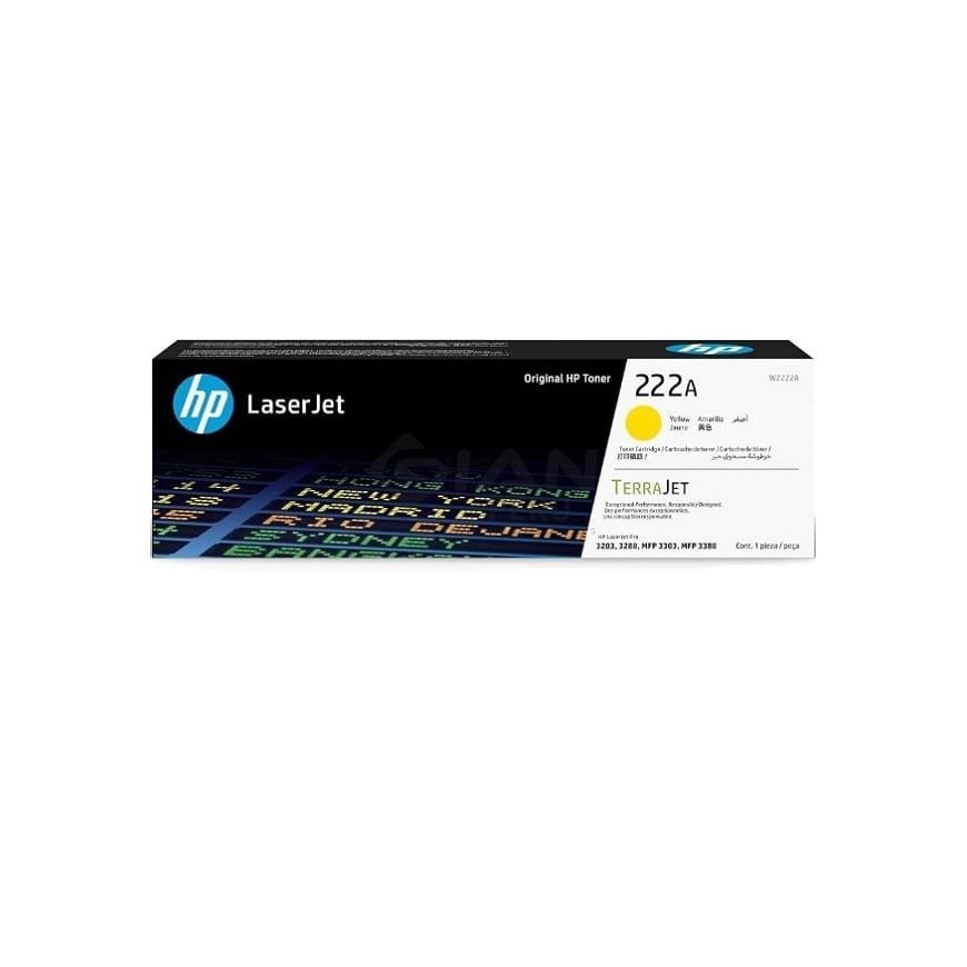 Hewlett Packard (HP) HP 222A Geltonas / ORIGINALUS LASERJET TONERIO KASETE – 2