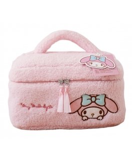 Take Care Hello Kitty My Melody mīkstais kosmētikas pudeļu pūkainais gadījums