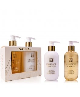 ACCENTRA ESSENCE OF BEAUTY kätehoolduskomplekt valges kingituskarbis pumbaga SALSA kollektsioon