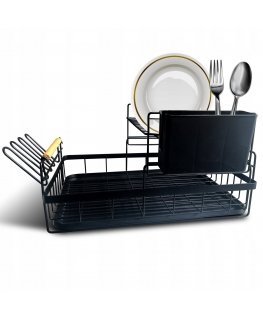 Retoo Two-Tier Dish Dryer with Tray 42 x 44 x 26.5 cm