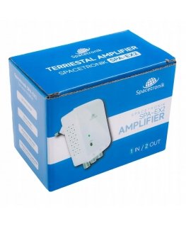 Spacetronik TV DVB-T2/C stiprintuvas su 2 x TV SPA-EX2 gniazdu