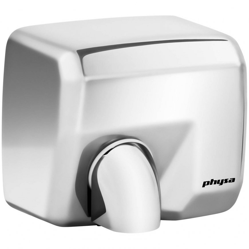 automatic hand dryer wall-mounted 2000W silver Physa Vella silver – 2