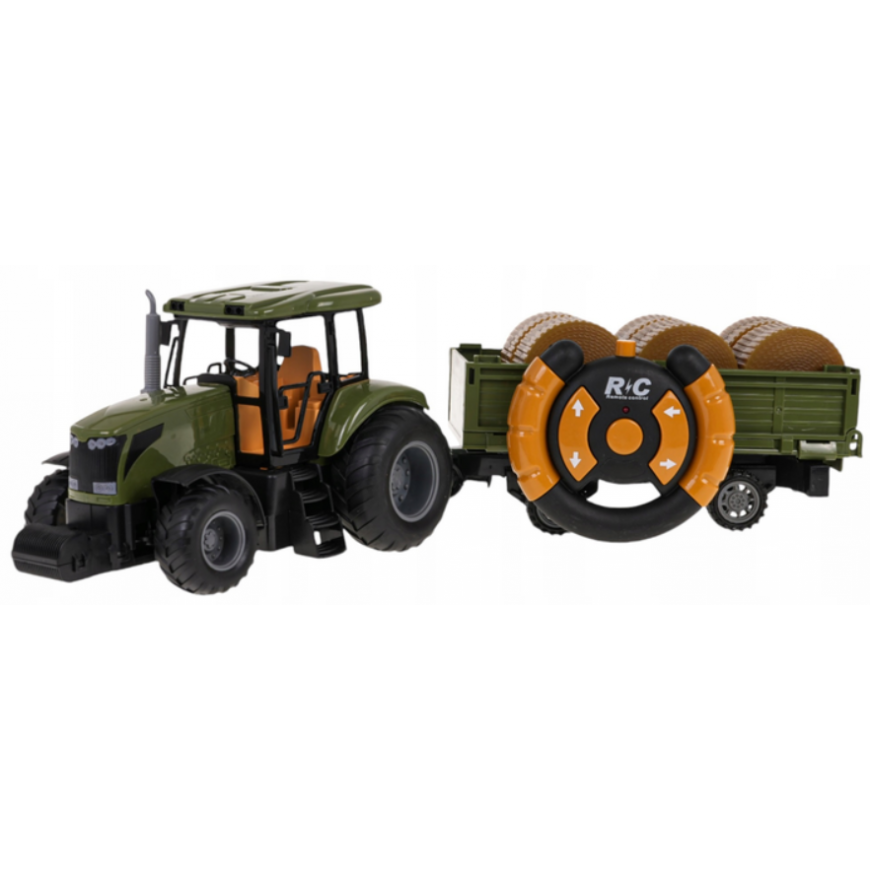 RoGer Радиоуправляемый Трактор с прицепом