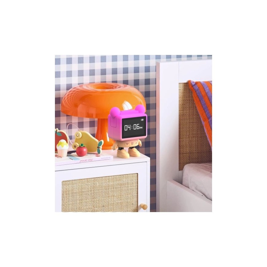 Mobility on Board dancing alarm clock pink