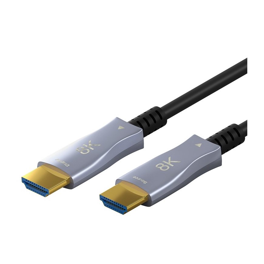 Goobay 65558 HDMI кабель 10 m HDMI Тип A (Стандарт) Черный, Серый