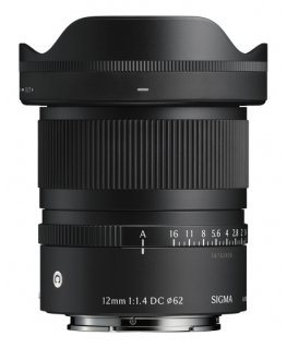 Sigma 12mm F1,4 DC Contemporary MILC Ultralaajakulmaobjektiivi musta
