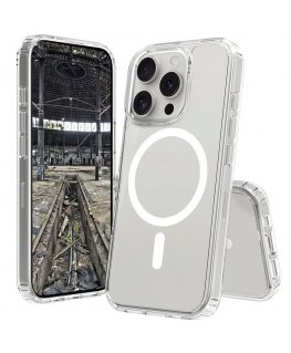 JT BERLIN Pankow Clear MagSafe mobile phone case 17.5 cm (6.9") Cover Transparent