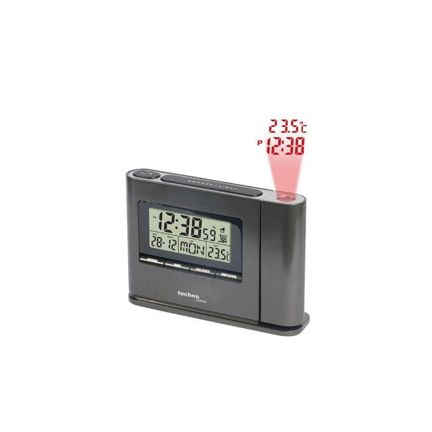 Technoline WT 519 äratuskell Digitaalne äratuskell Must
