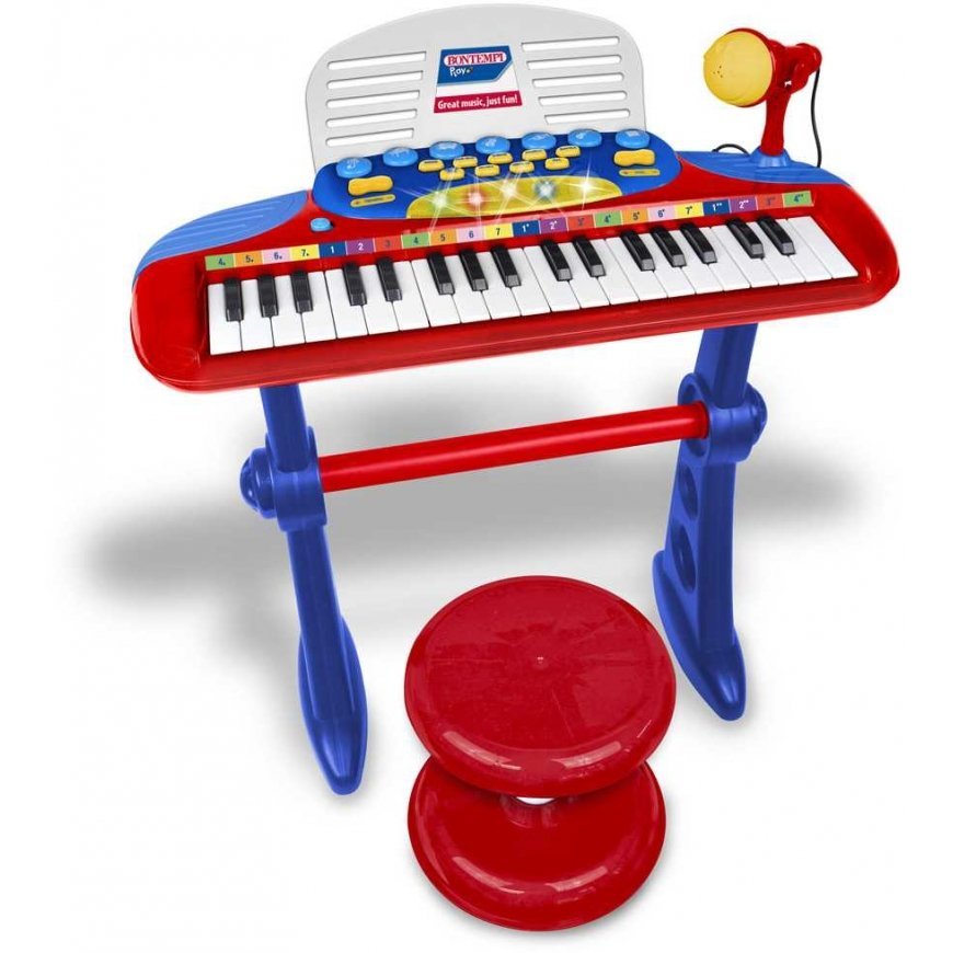 BONTEMPI elektriskais klavieres ar mikrofonu, 13