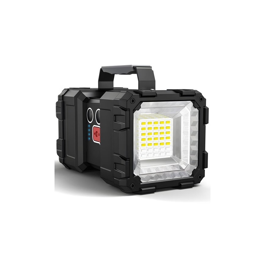 Retoo Rechargeable Tactical Flashlight 46 LED 1000 lm