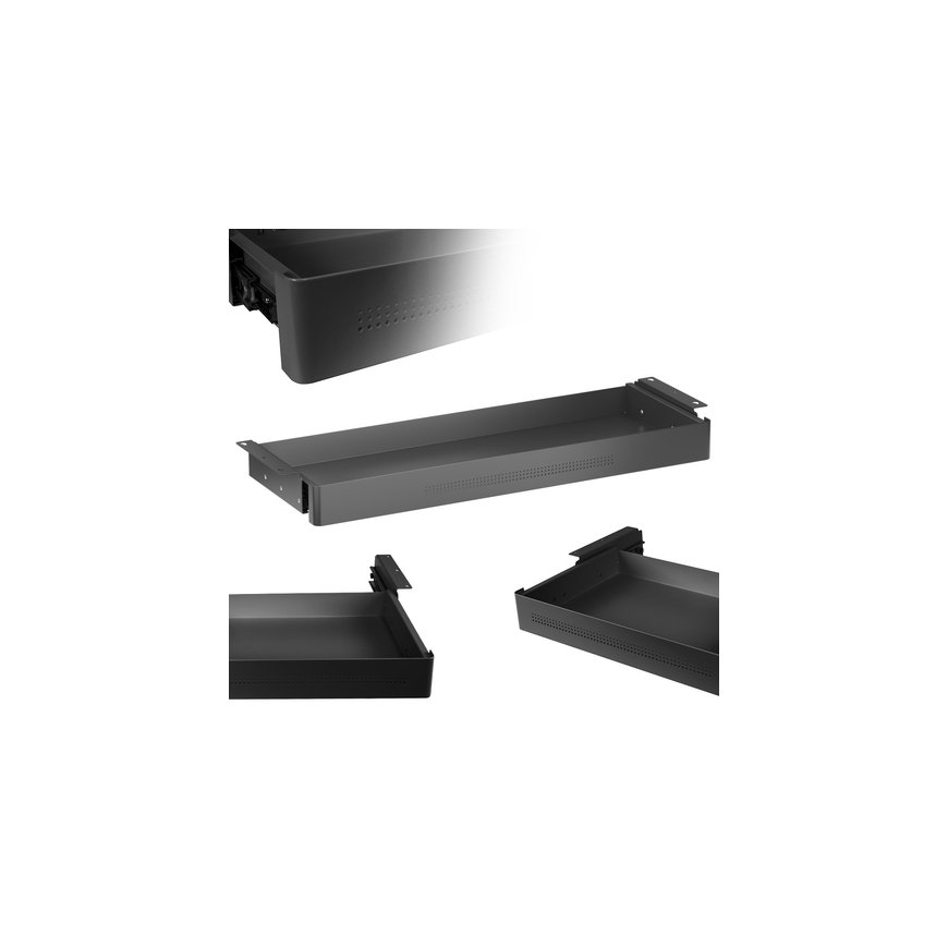 XL Desk Drawer Spacetronik SPB171 Gray