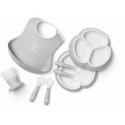 BabyBjorn Baby Feeding Set - feeding set, 3 pcs. | Powder Blue BabyBjorn Baby Feeding Set - feeding set, 3 pcs. | Powder Blue