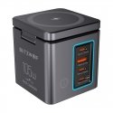 Blitzwolf BW-i113 GaN, USB-A, 3xUSB-C, 105W tinklo įkroviklis Blitzwolf BW-i113 GaN, USB-A, 3xUSB-C, 105W tinklo įkroviklis