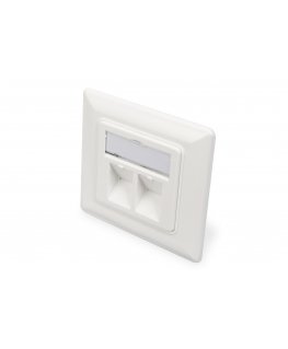 Digitus DN-93801-1 pistikupesa RJ-45 Valge