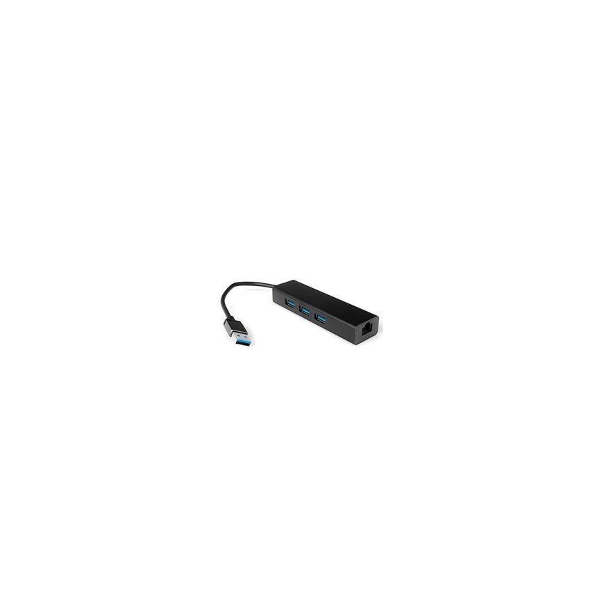 Spacetronik Multiport USB su 3 USB + RJ45 SPU-M06 sidabrinis