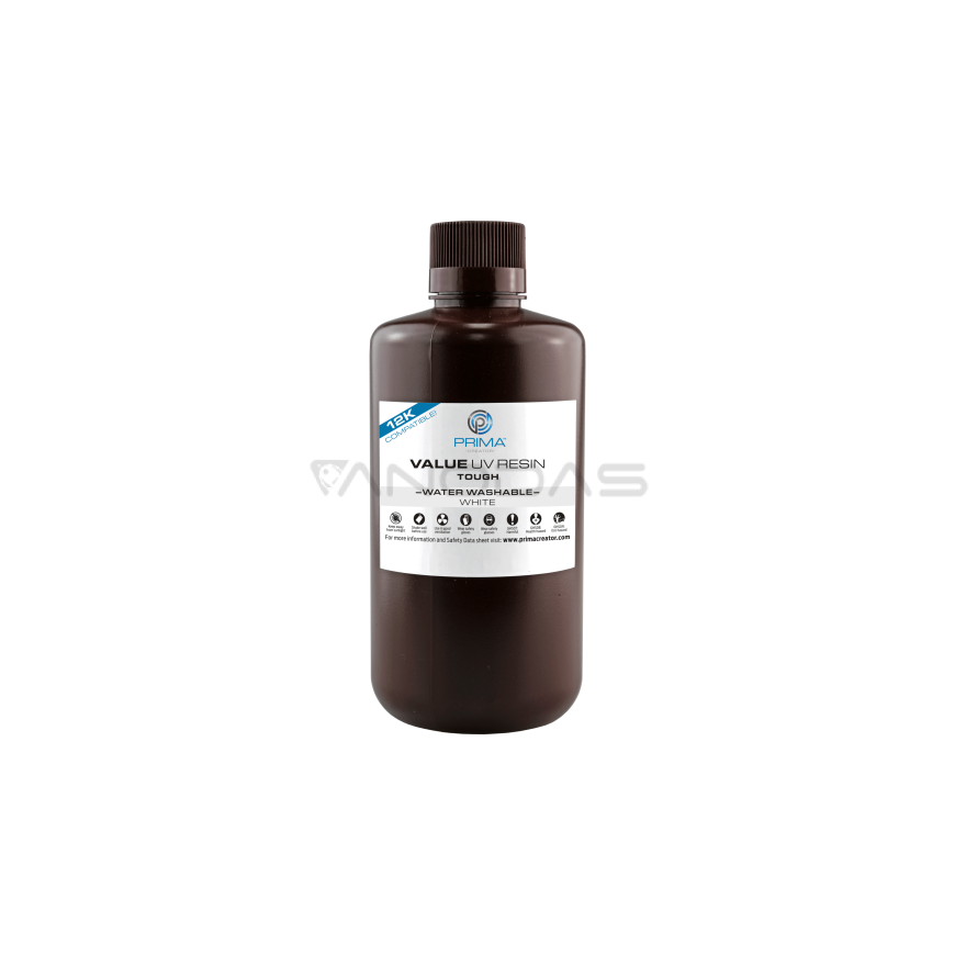 PrimaCreator Value Tough (ABS Like) ūdensizturīga UV sveķi - 1000 ml