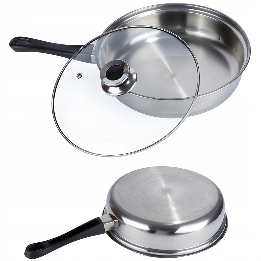 Retoo Folding Pot Set with Lids and Frying Pan - 12 pcs.
