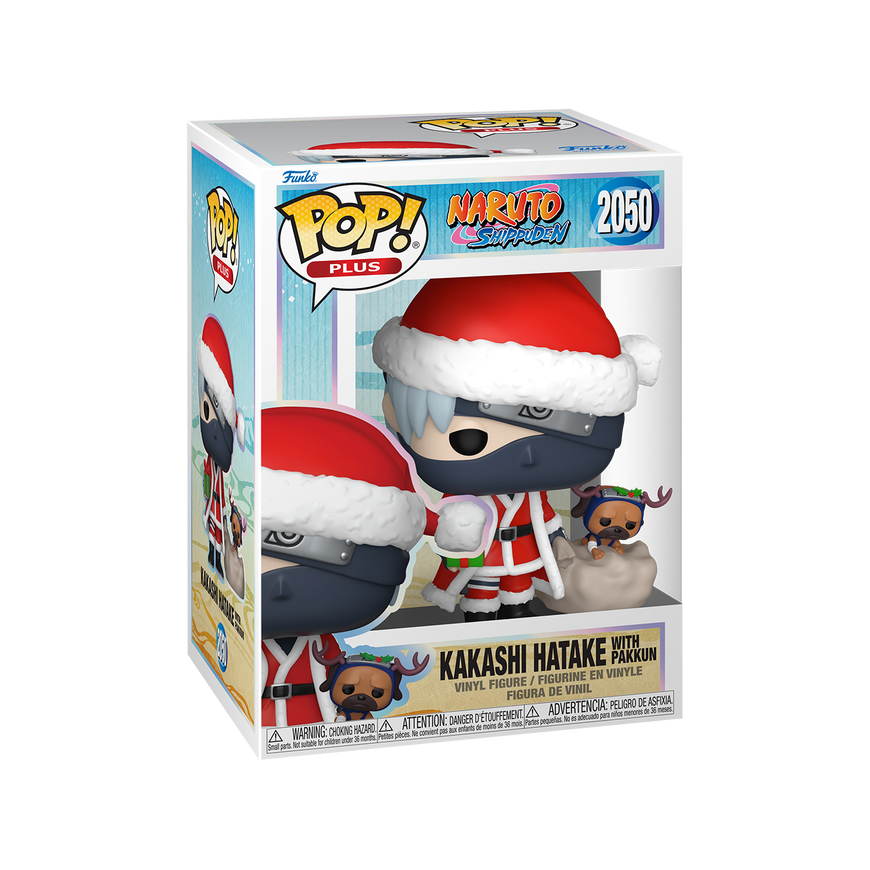 Funko POP figūra Plus Naruto Shippuden Kakashi Hatake ar Pakkun Brīvdienas