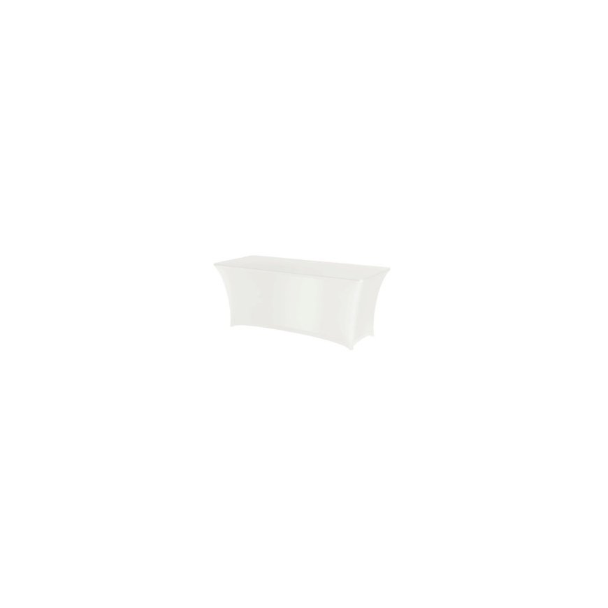 Rectangular Tablecloth Non-Iron 150x760cm Jersey Fabric White - Hendi 814390