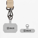 OBAL:ME NeckTag Ribbon Rope for Mobile Phone Ivory OBAL:ME NeckTag Ribbon Rope for Mobile Phone Ivory