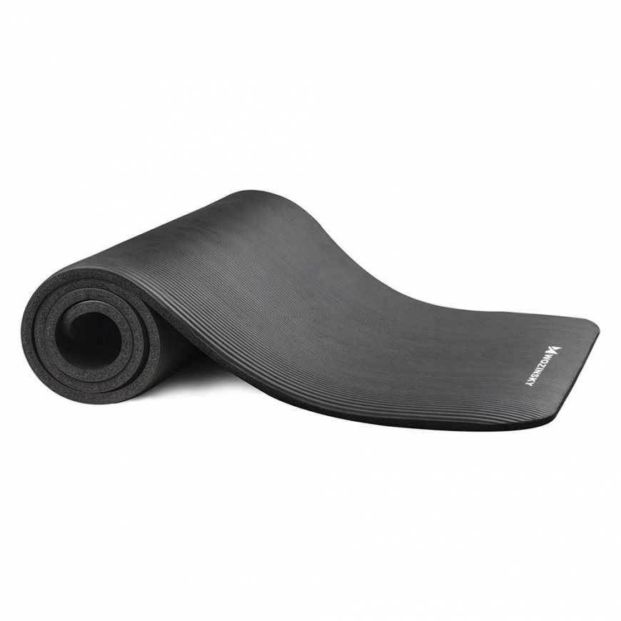 Wozinsky matt harjutuste ja jooga jaoks 181 x 63 x 1 cm must – 2