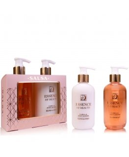 ACCENTRA ESSENCE OF BEAUTY kätehoolduskomplekt oranžis kingituskastis pumbaga SALSA kollektsioon