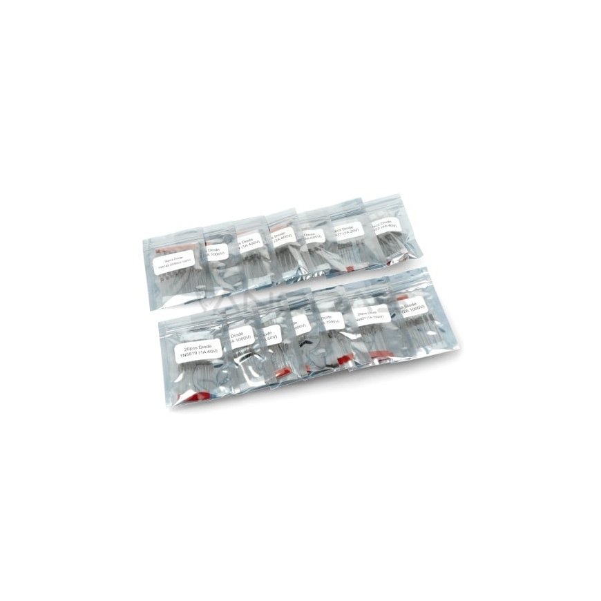 LED Diode Set - Various Types - 200 pcs - justPi