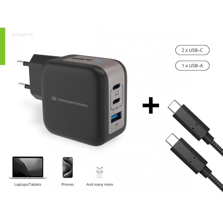 Conceptronic ALTHEA17B mobile device charger – 2