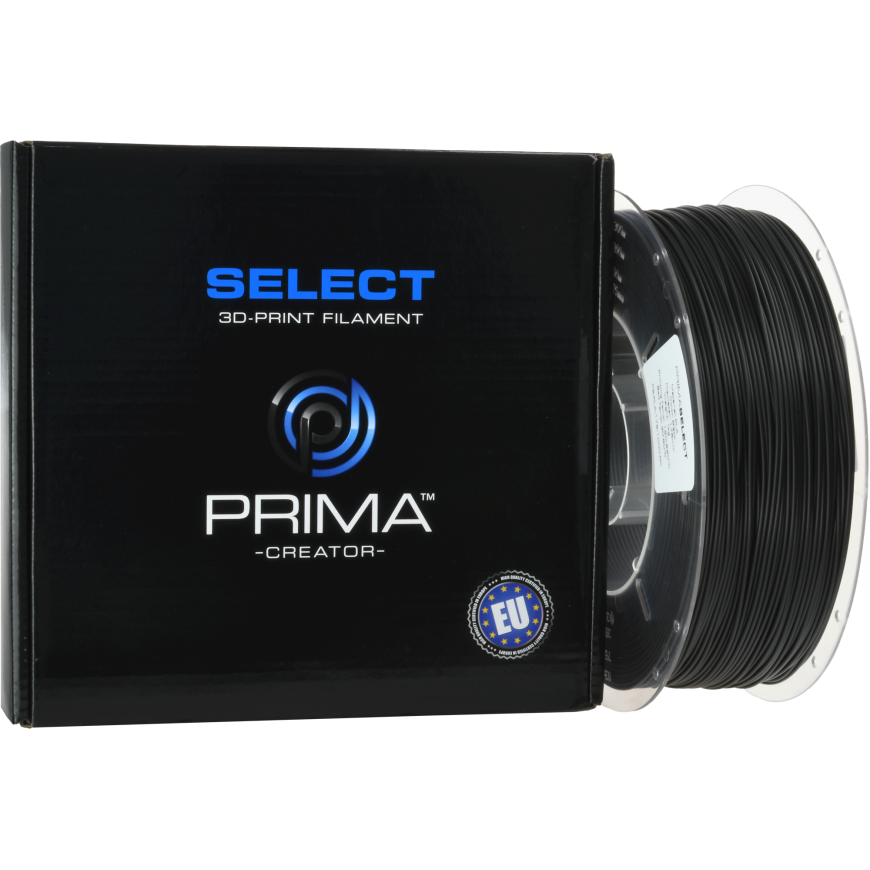 PrimaCreator PrimaSelect PLA 1.75 mm 1kg - Musta