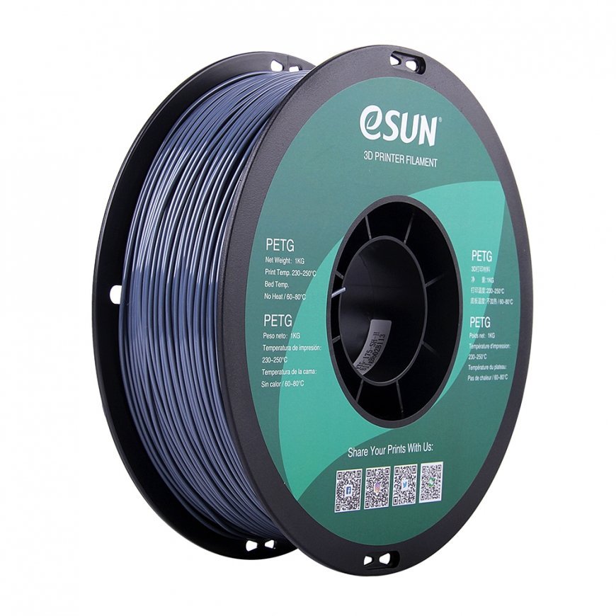 eSun PETG 1kg 1.75mm - Solid Gray – 2
