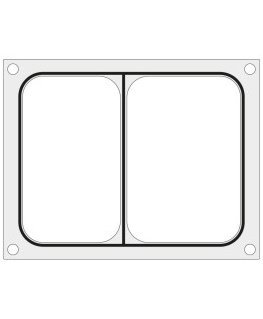 Welding machine form for CAS CDS-01 two-part tray 227x178 mm - Hendi 805398