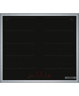 Bosch Serie 6 PXX645HC1E keittolevy musta Kiinteä 60 cm Keittoalueinduktioliesi 4 alue(tta)