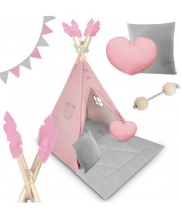 Lastele mõeldud tipi telk NK-406 Nukido - roosa