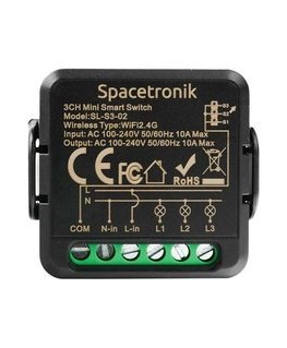 Spacetronik Mini Switch SMART WiFi Tuya 3 electric switch