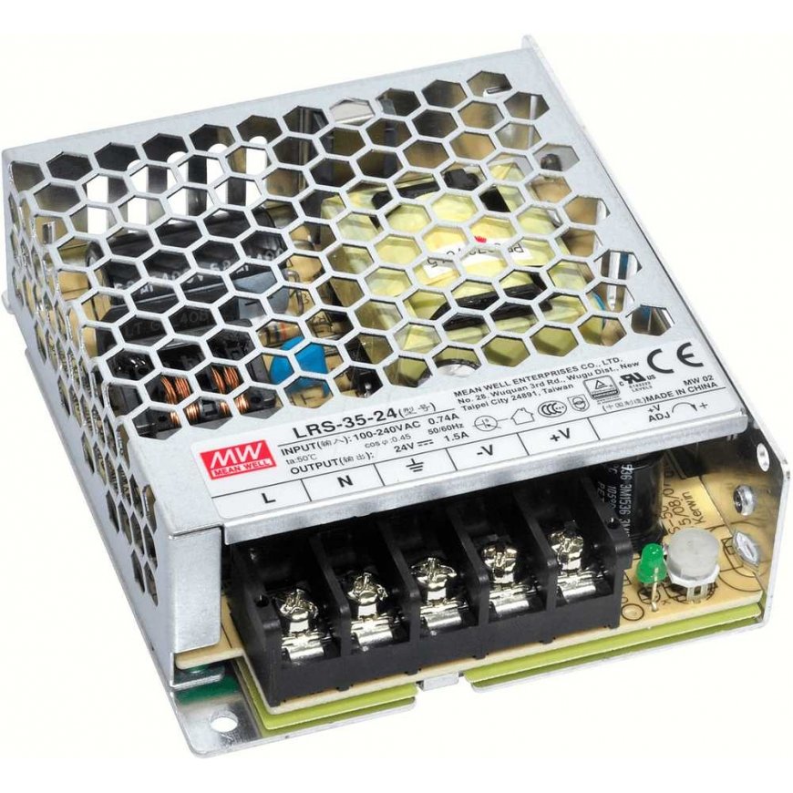 Mean Well LRS-35-24 moduuli virtalähde 24V 1.5A 36W