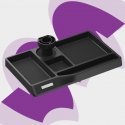 "Spacetronik SPB126" rotating drawer, black "Spacetronik SPB126" rotating drawer, black