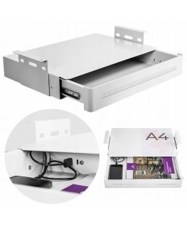 „Spacetronik SPB174W“ valge sahtel USB pesa with