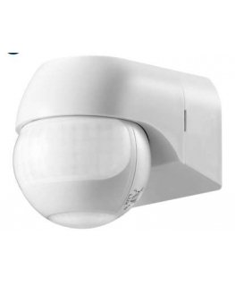 Orno kustības sensors 180° IP44, 800W, maks. 15m, mini, balta