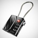 SBS TEFINDLOCK matkalaukkulukko Matkatavaroiden yhdistelmälukko musta SBS TEFINDLOCK matkalaukkulukko Matkatavaroiden yhdistelmälukko musta