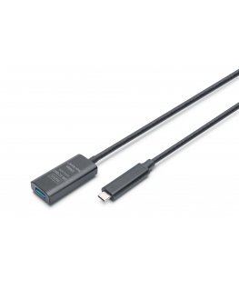 Digitus DA-73113 USB кабель USB 3.2 Gen 2 (3.1 Gen 2) 5 m USB C USB A Черный