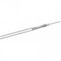 Goobay 27518 coaxial cable 100 m White Goobay 27518 coaxial cable 100 m White