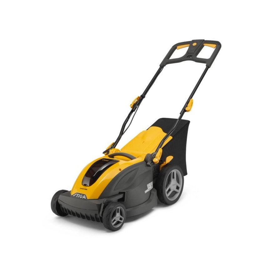 Stiga Combi 340e Kit Lükatav muruniiduk Patarei Must, Kollane – 2