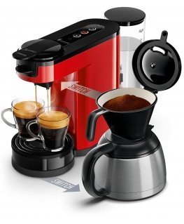 Senseo HD6592/84 coffee maker Semi-auto Combi coffee maker 1 L